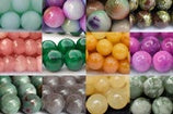Jade beads for jewelry making
