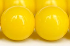 Yellow color jewelry beads