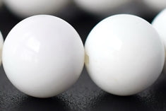 white color jewelry beads