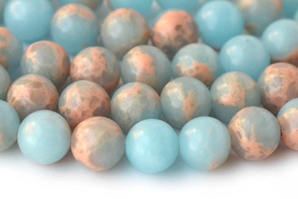 Gemstones - Rainbow Jasper Round Beads 6mm
