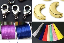 Metal and tassel for jewelry making