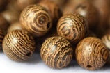 Wood beads for jewelry making