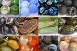 Agate beads for jewelry making