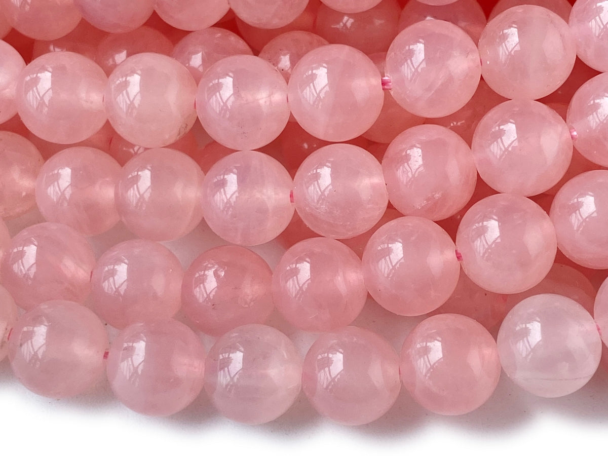 15.5" 8mm AA Natural Rose quartz round beads, pink crystal,gemstone