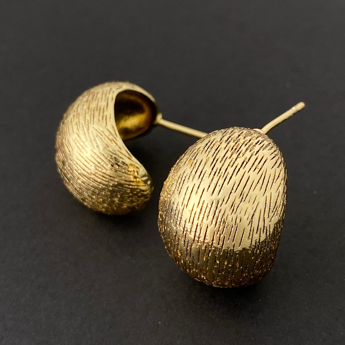 20x16mm Gold plated brass earrings, fashion earrings for her，beetle