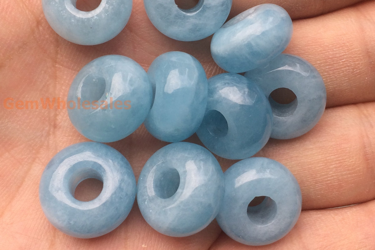 4mm A Natural Aquamarine round beads from China – GemWholesales