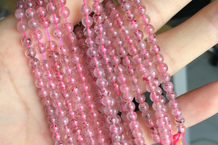 Strawberry,Lepidocrocite - Round- beads supplier
