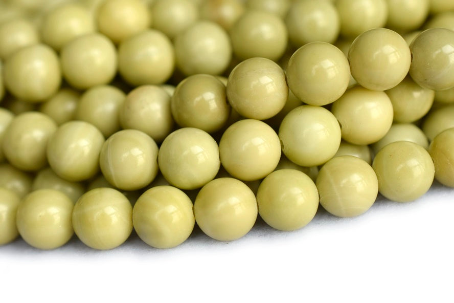 Butter Jade - Round- beads supplier