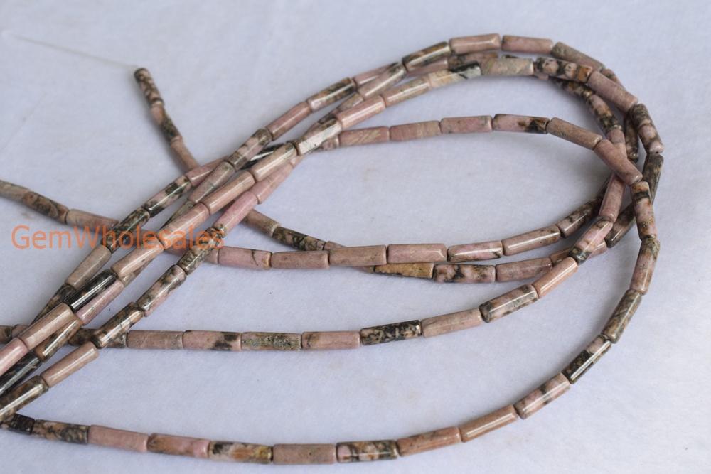 Rhodonite - Tube- beads supplier