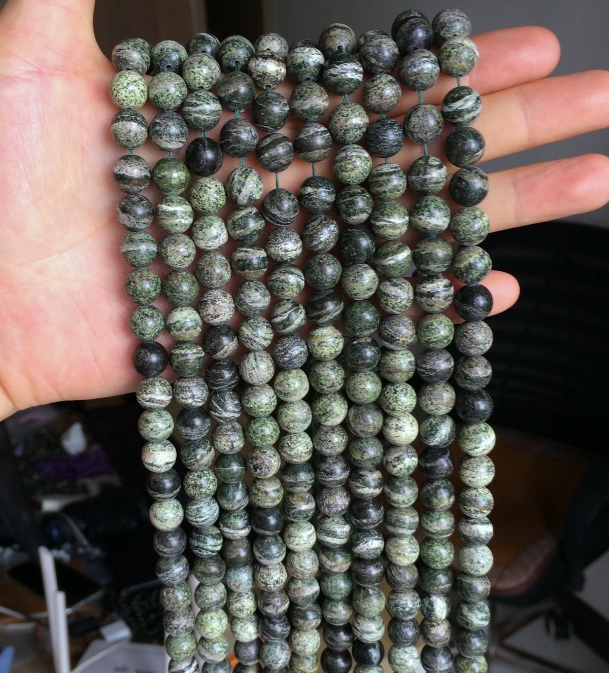 Zebra Jasper - Round- beads supplier