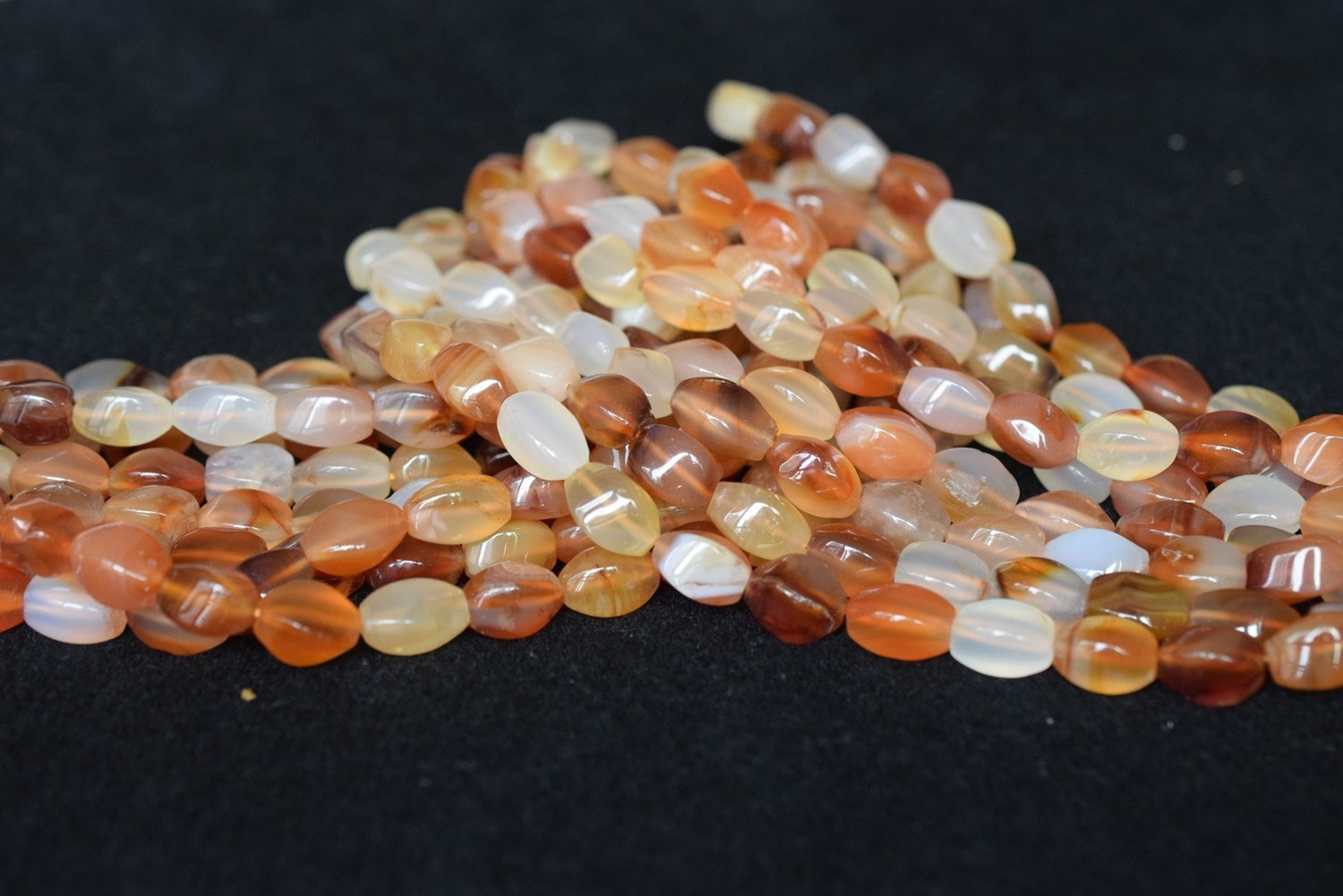 Carnelian - Rice- beads supplier