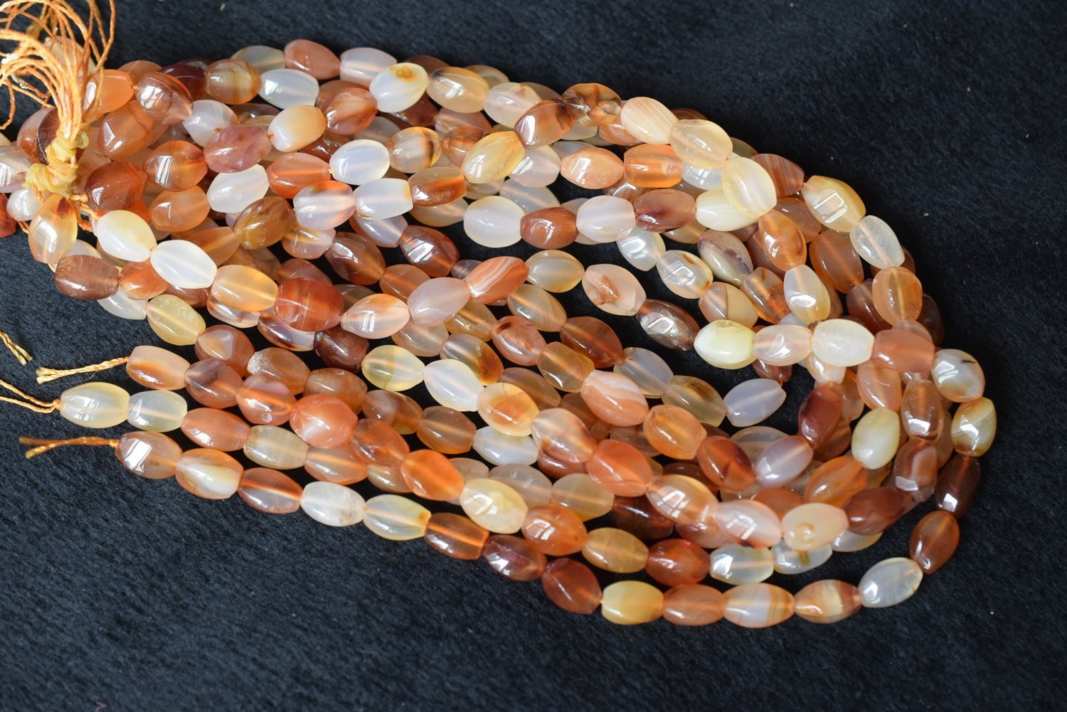 Carnelian - Rice- beads supplier