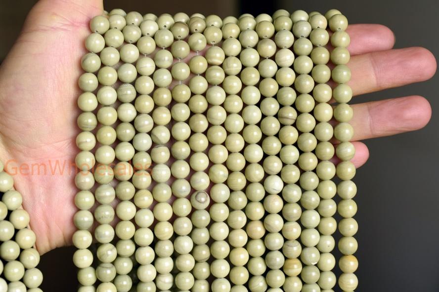 Butter Jade - Round- beads supplier