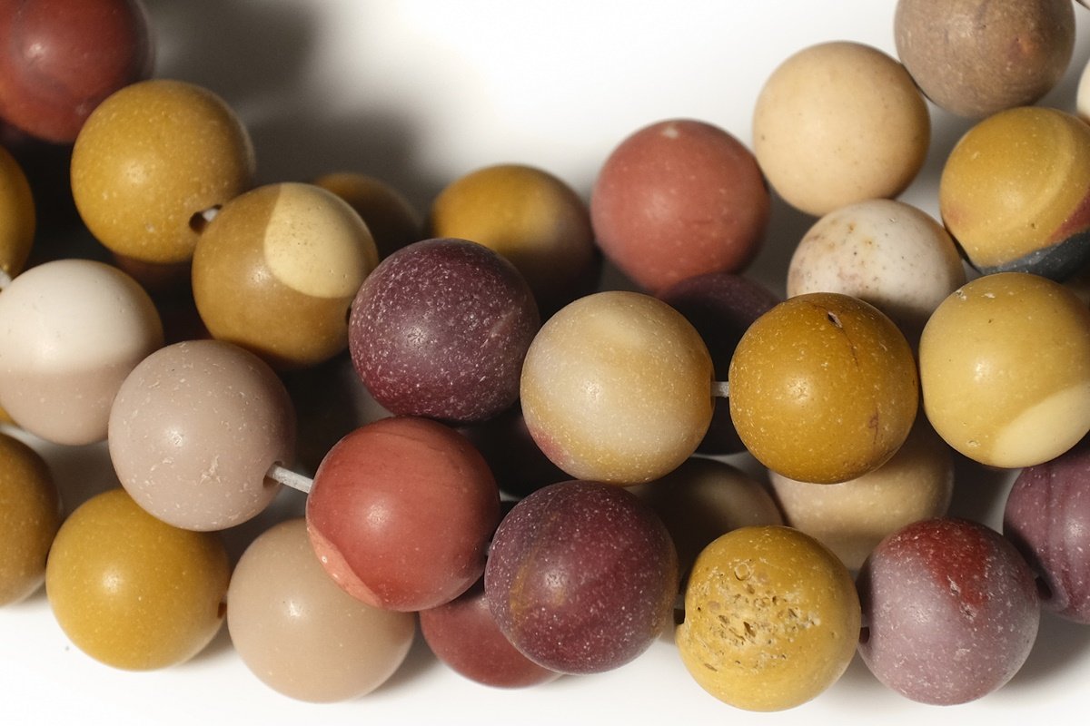 15.5" 4mm/6mm Matte moukaite/mookaite jasper round beads,mookaite jasper round beads,frosted moukaite