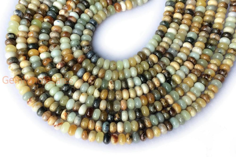 Flower jade - Rondelle- beads supplier