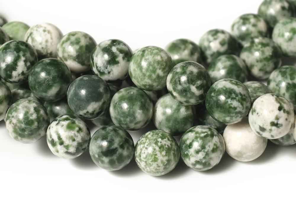 9th Aug Natural Stone Green Qinghai Jade Round Loose Beads 15 9th Aug Natural Stone Green Qinghai Jade Round Loose Beads 15