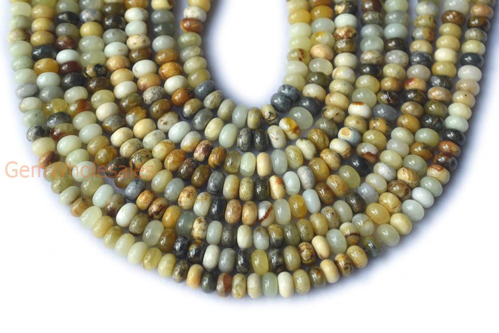 Flower jade - Rondelle- beads supplier