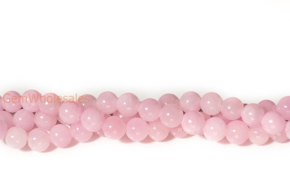 15.5" 6mm/8mm/10mm/12mm pink dyed jade Round beads gemstone