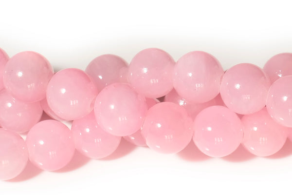6mm Natural Pink Rose Quartz Beads Strands, Circle Round blush pink ge –  Swoon & Shimmer