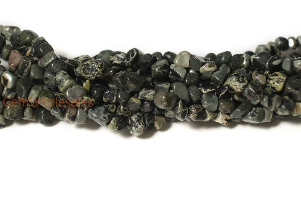 15.5" 3~5mm Natural Kambaba stone pebbles beads,potato beads, small nugget beads