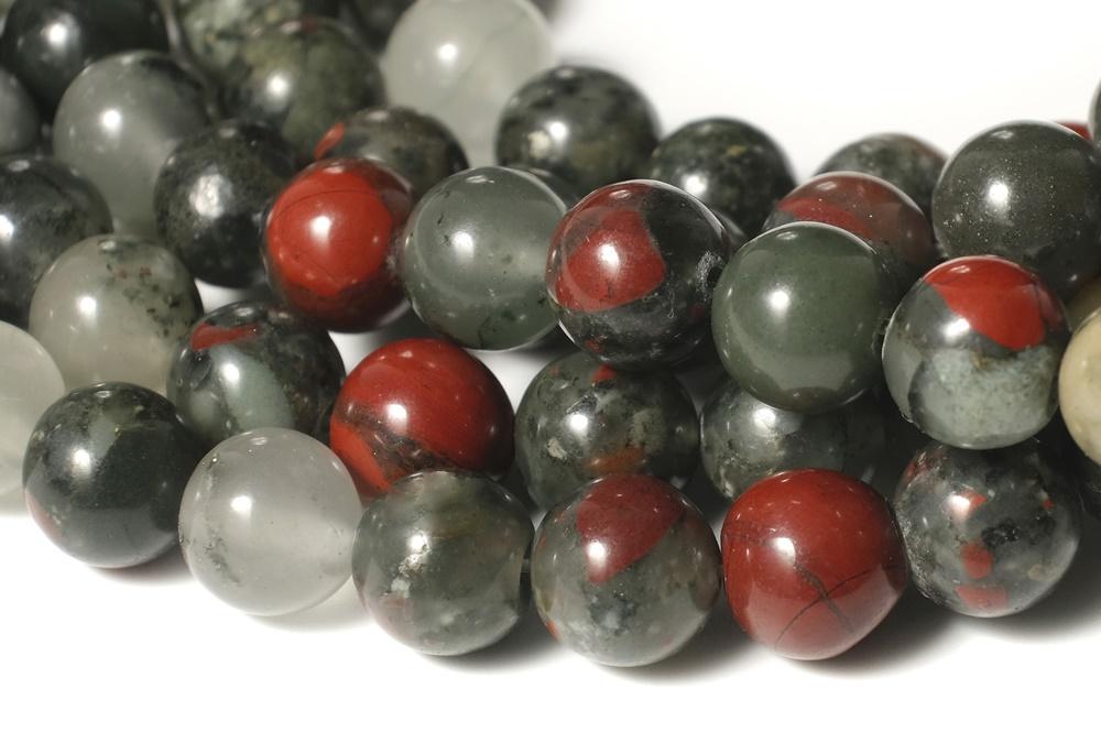 15.5" Natural African bloodstone 6mm/8mm/10mm/12mm round beads, africa blood stone
