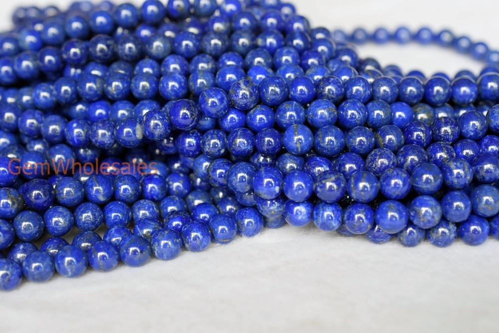 15.5" Natural Lapis lazuli stone 6mm/8mm/10mm round beads AA