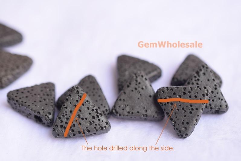 Lava - triangle- beads supplier