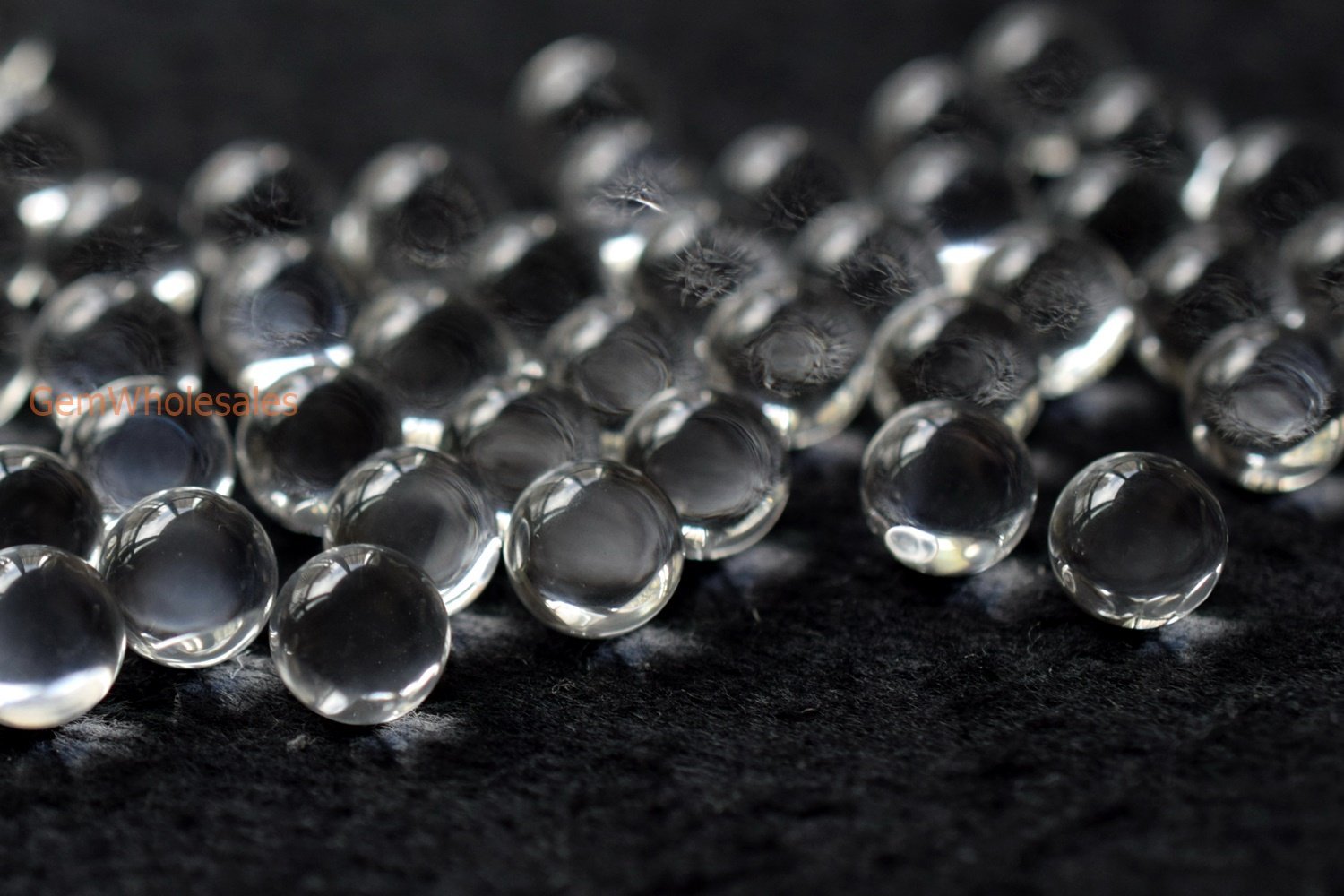 Clear quartz - Round- beads supplier