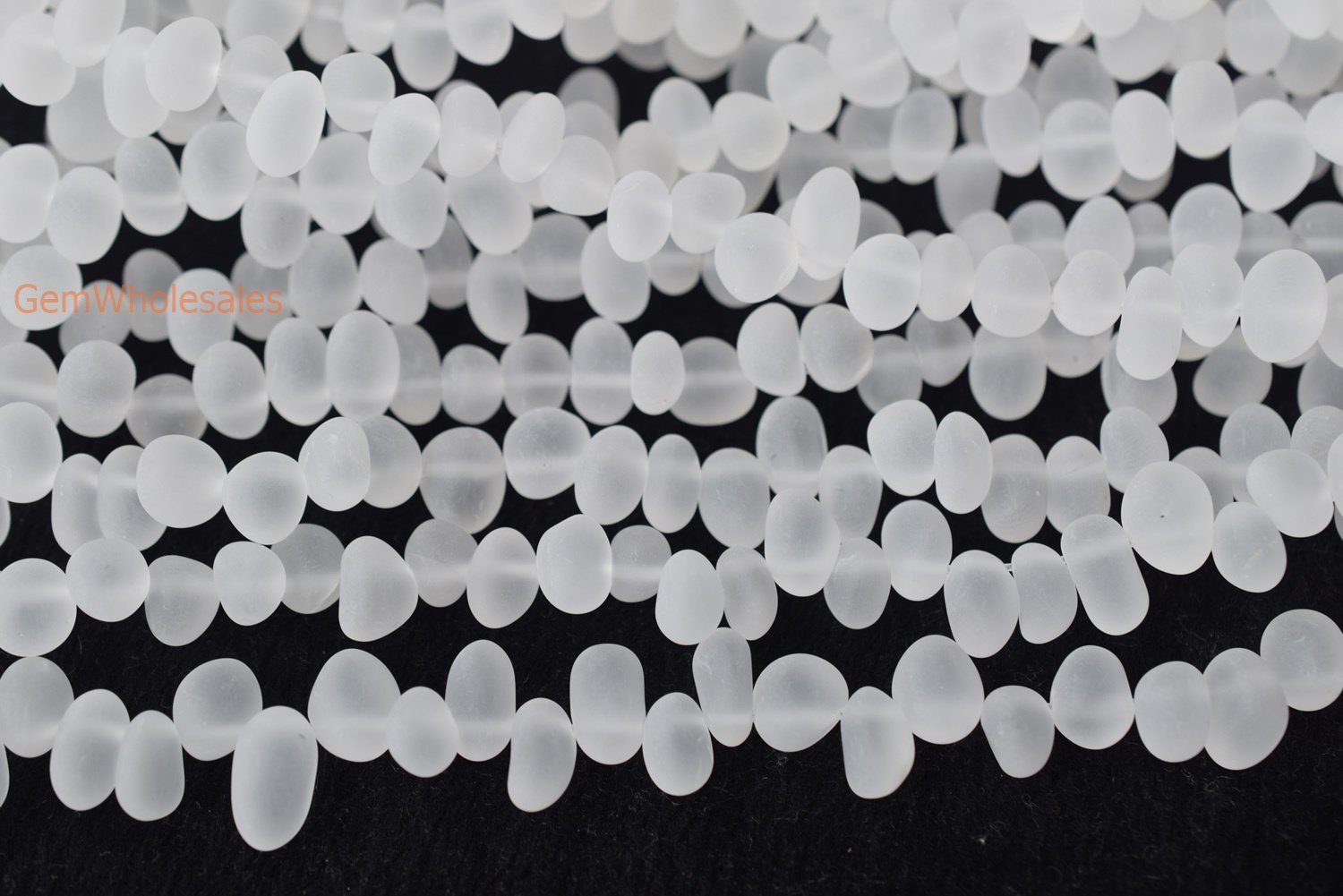 Clear quartz - Pebble- beads supplier