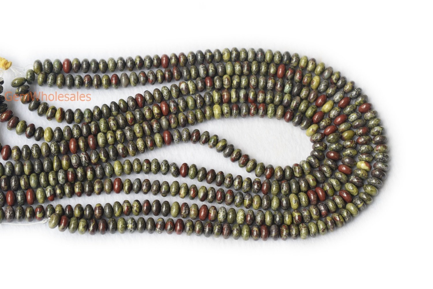Australia dragon blood jade - Rondelle- beads supplier
