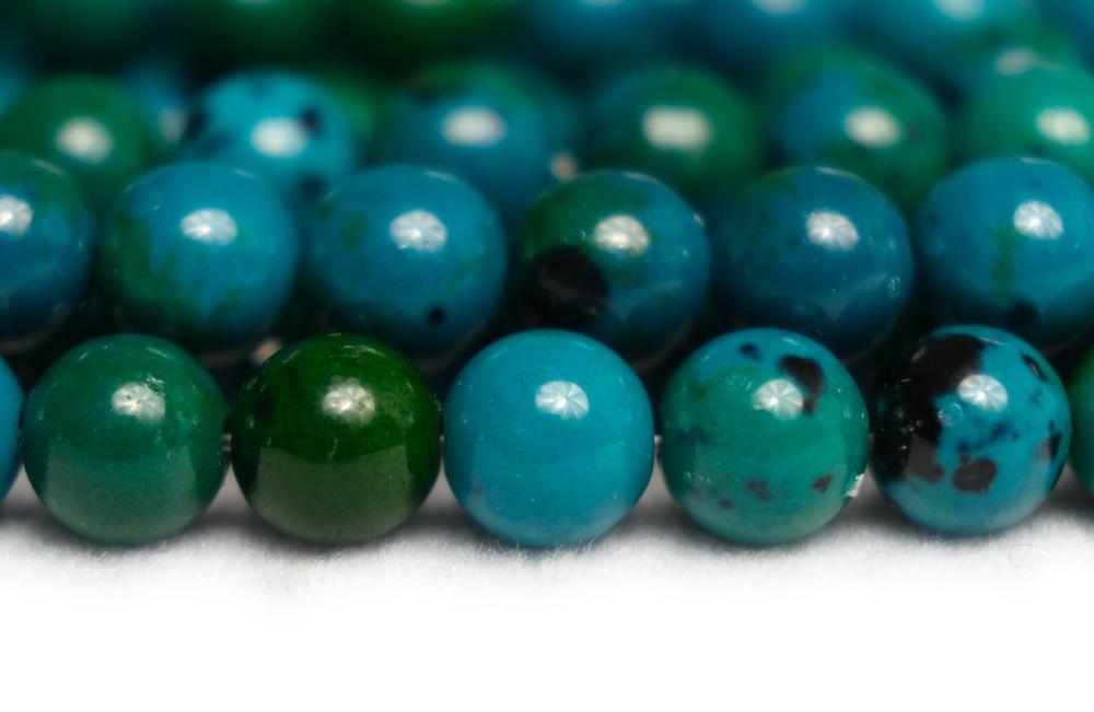 15.5" Turquoise Chryscolla Round 4mm/6mm/8mm/10mm beads,Green blue gemstone beads