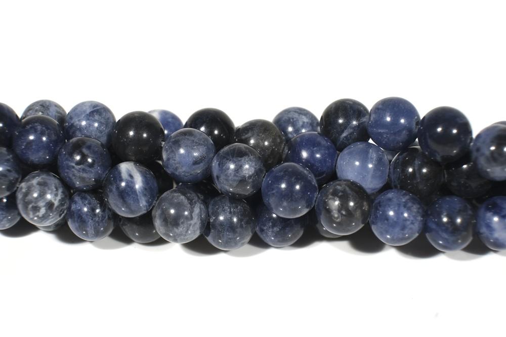 15.5" 4mm/6mm/8mm natural sodalite stone round beads,dark blue gemstone
