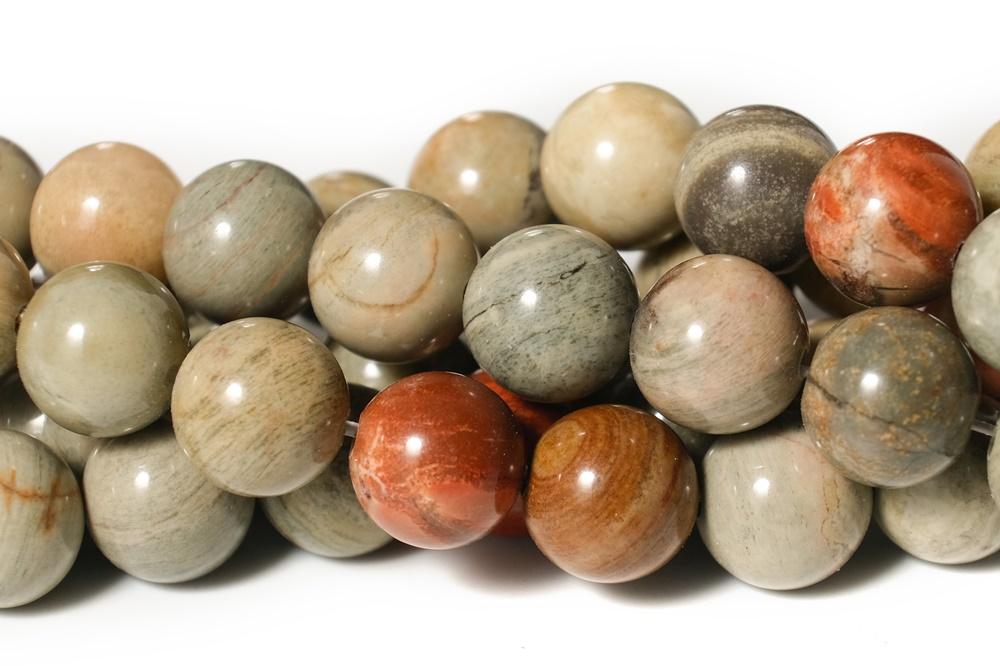 15.5" Natural bamboo leaf stone round beads 6mm/8mm/10mm,Bamboo leaf jasper, natural stone beads