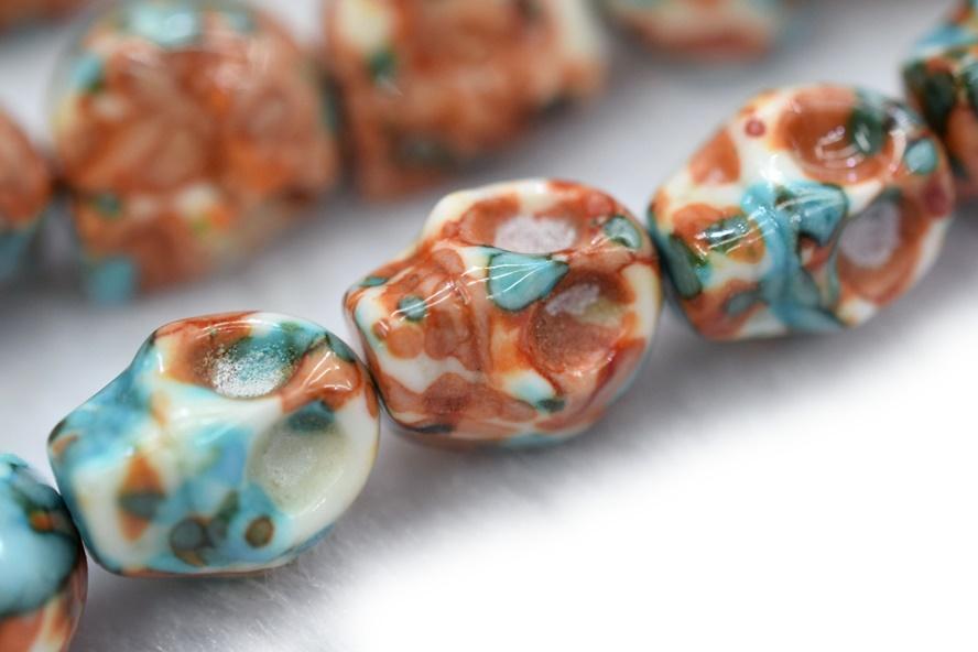 Ampearlbeads Orange Moonstone Beads Faceted Natural Gemstone beads