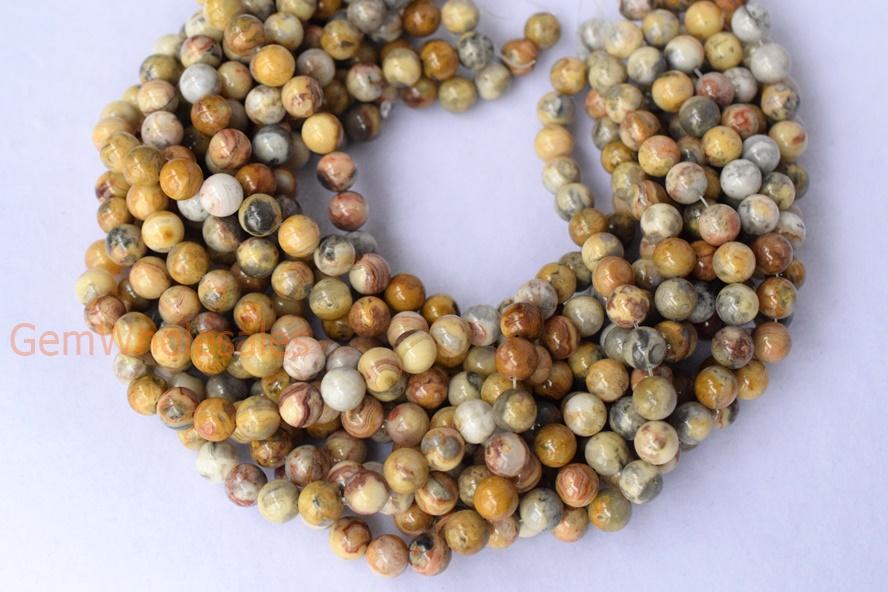 crazy Agate - Round- beads supplier