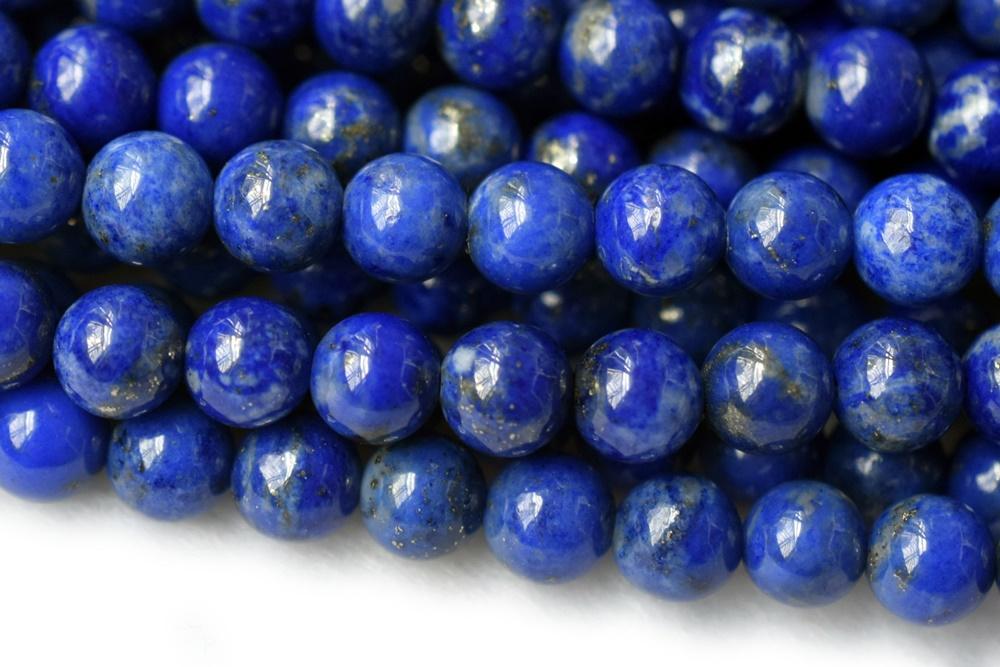 15.75" 4mm Genuine Natural Lapis lazuli stone round beads blue gemstone