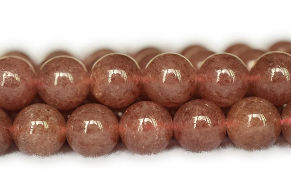 15.5" 10mm natural Strawberry round beads , Red gemstone, semi-precious stone