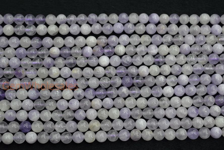 Milky amethyst - round- beads supplier
