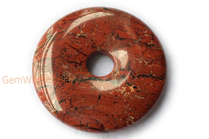 Red jasper - Donut- beads supplier