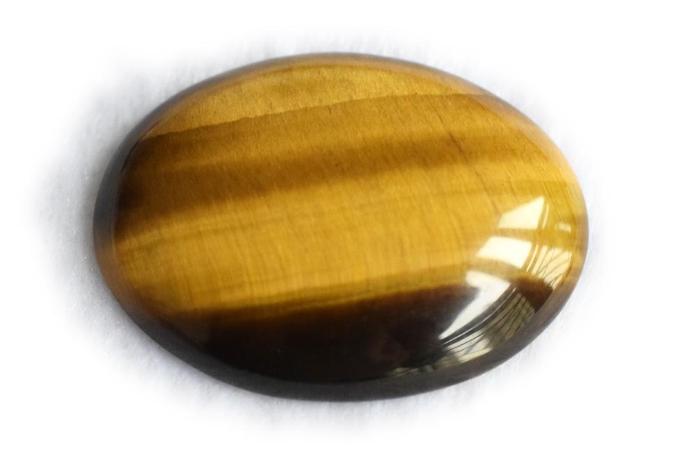 1PC 30x40mm AA Natural Yellow tiger eye oval cabochon, oval gemstone pendant
