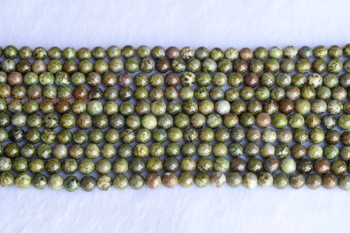15.5" 8mm/10mm Natural cuprite stone round jewelry beads supply