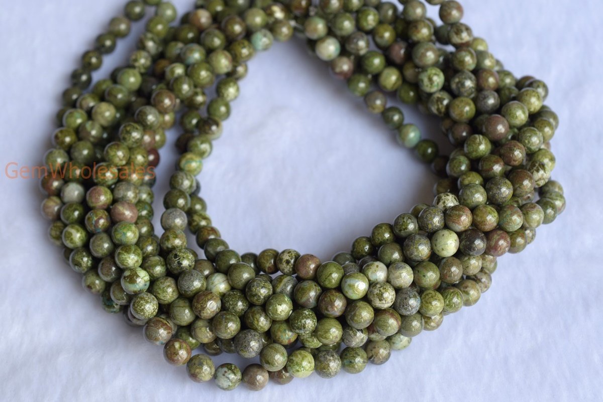 15.5" 8mm/10mm Natural cuprite stone round jewelry beads supply