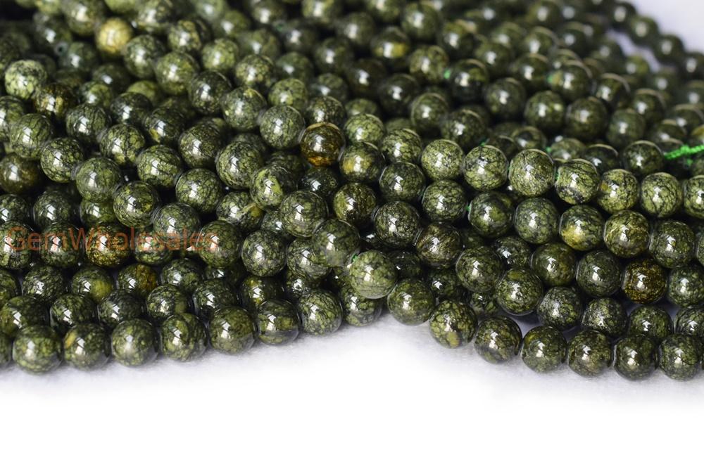 Snowflake Obsidian - Round- beads supplier