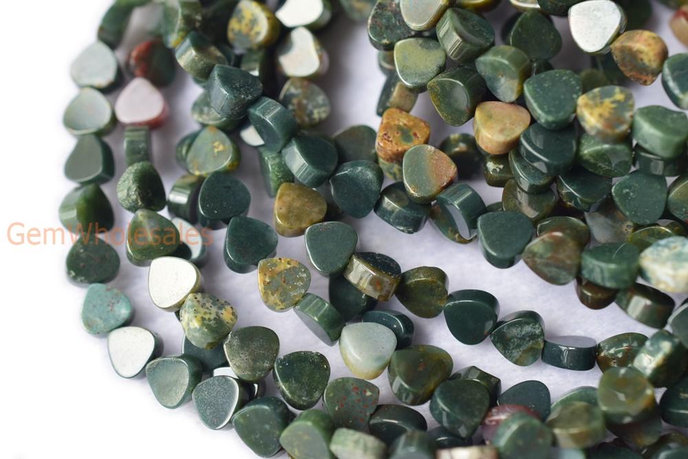 Indian Bloodstone - Heart- beads supplier