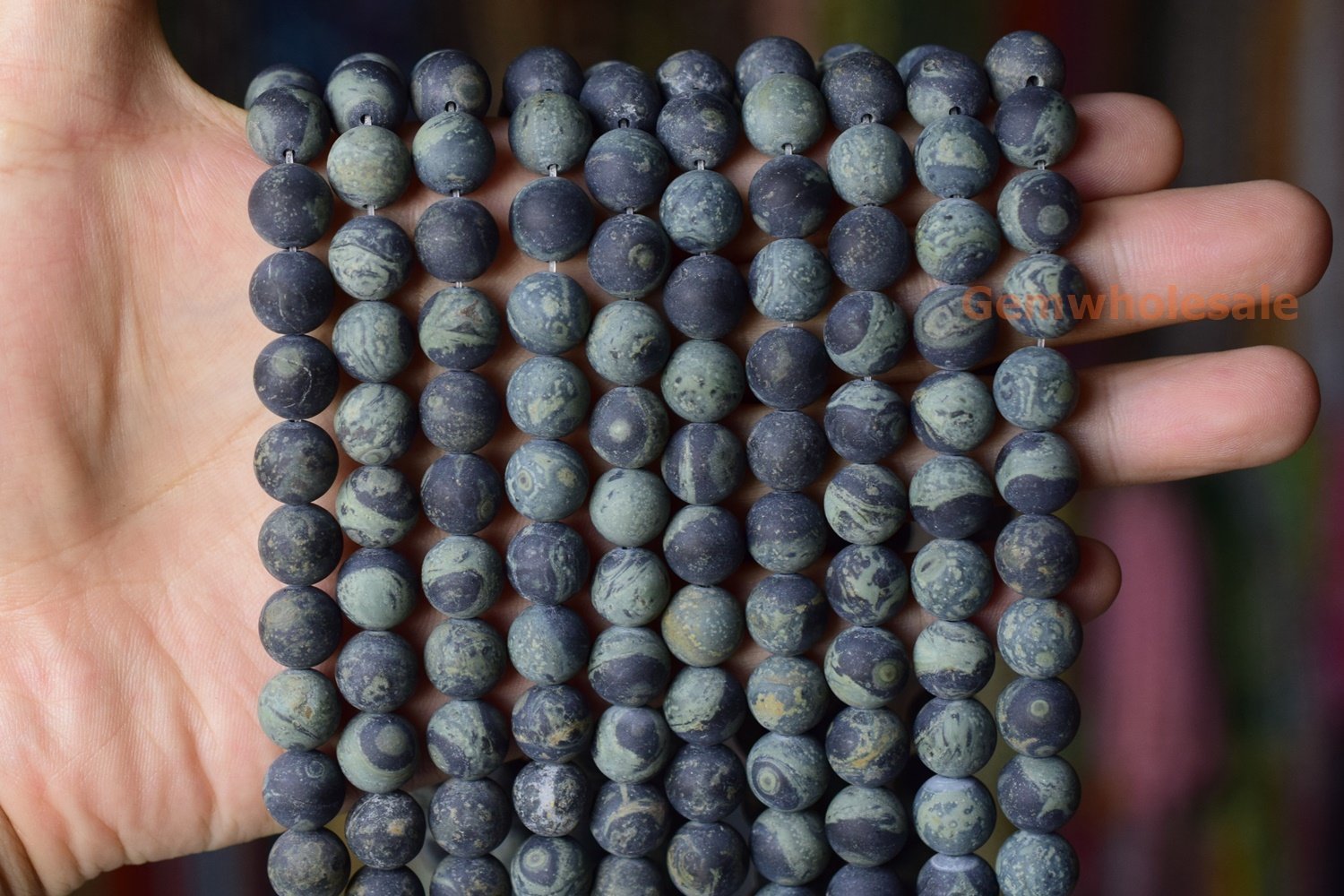 Kambaba Jasper - Round- beads supplier