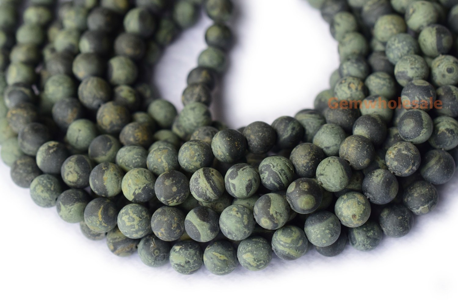 Kambaba Jasper - Round- beads supplier