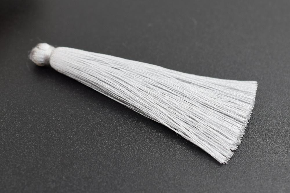 10PCS 6.5cm High Quality grey Handmade silk Thread Tassels