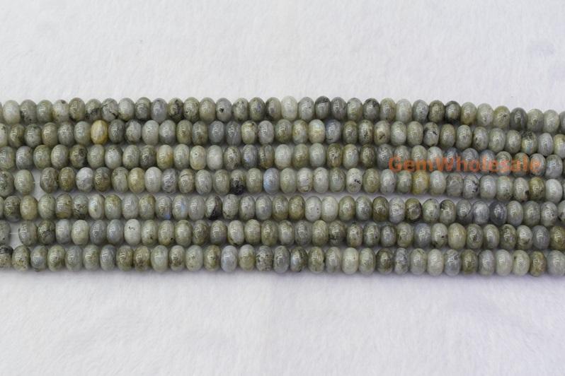 Labradorite - Rondelle- beads supplier