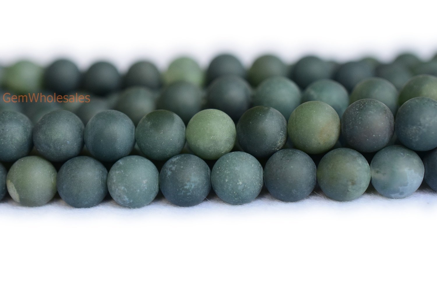moss Agate - Round- beads supplier