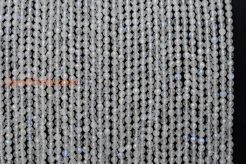 Moonstone - Round faceted- beads supplier